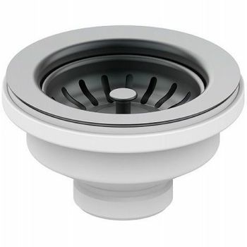 Выпуск для кухонной мойки Alveus 1127126 Антрацит — фото 1, Донные клапаны