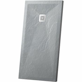 Душевой поддон из искусственного камня Vincea 130x90 VST-4SR9013G Серый — фото 1, Душевые поддоны из искусственного камня
