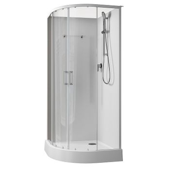 Душевая кабина Aquanet Passion EVO R White 80х80 281961 без гидромассажа — фото 2, Душевые кабины