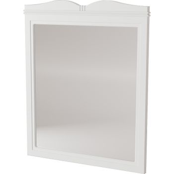 Зеркало Caprigo Borgo 80 33431-В231 Белое матовое — фото 1, Зеркала в ванную комнату