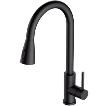 Смеситель для кухни Alveus Primrose PS 1148265 Черный матовый — фото 1, Смесители для кухни