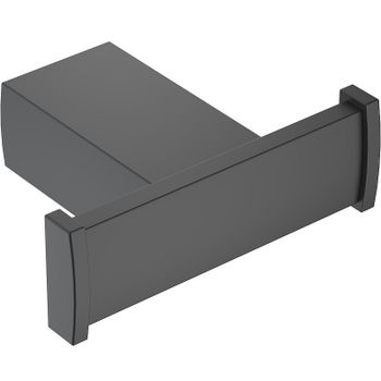 Двойной крючок Timo Torne 43012/03 Черный — фото 1, Крючки для полотенец