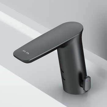 Смеситель для раковины AM.PM Inspire V2.0 F50A02322 Черный матовый — фото 6, Смесители для раковины