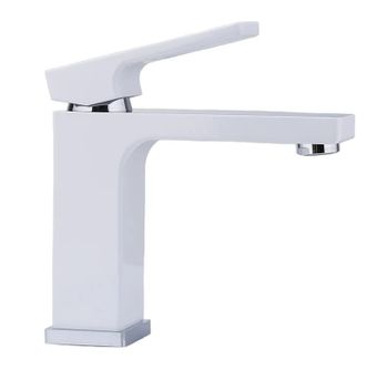 Смеситель для раковины Gappo G17-8 G1017 Белый — фото 2, Смесители для раковины