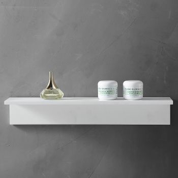 Полка из искусственного камня Abber Stein AS1654 Белая — фото 2, Полки для ванной и душа