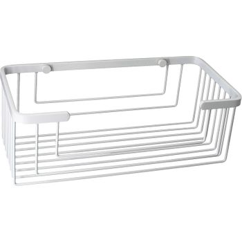 Полка корзина WasserKRAFT K-711W Белая — фото 1, Полки для ванной и душа