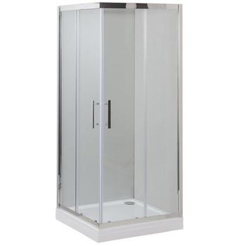 Душевой уголок Aquanet Delta Cube NPE1142 90x90 профиль Хром, стекло прозрачное — фото 1, Квадратные душевые уголки