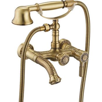 Смеситель для ванны ZorG Antic A 200W-BR Бронза — фото 1, Смеситель для ванны