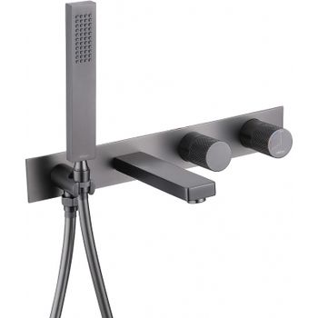 Смеситель для ванны Abber Rund AF8730NG Никель — фото 1, Смеситель для ванны