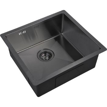 Кухонная мойка ZorG Grafit PVD 4844 GRAFIT Графит — фото 1, Кухонные мойки