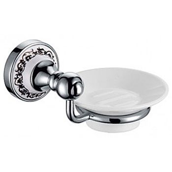 Мыльница Fixsen Bogema FX-78508 Хром Белый — фото 1, Мыльницы