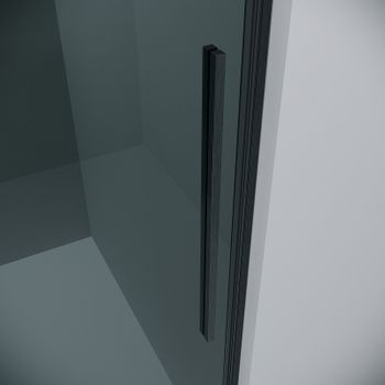 Душевой уголок Grossman Galaxy 100х70 120.K33.01.1070.42.10 профиль Графит сатин стекло тонированное — фото 6, Прямоугольные душевые уголки