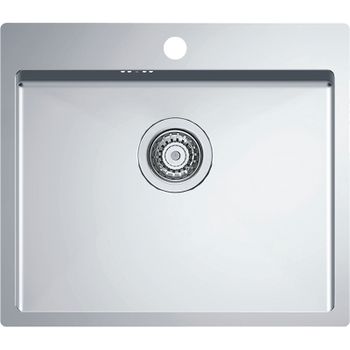 Кухонная мойка Alveus Quarto 10 BRS-90 550x480 1124382 Брашированная сталь — фото 1, Кухонные мойки