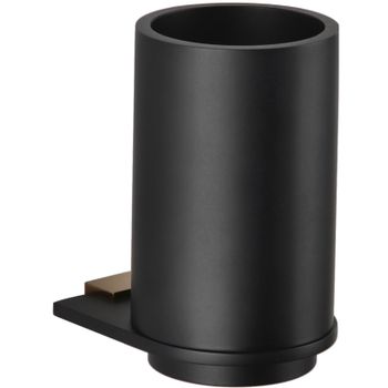 Стакан для зубных щеток Bemeta Galla 108110010 Черный матовый — фото 1, Стаканы для зубных щеток