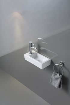 Раковина CeramaLux 36 9272R Белая — фото 5, Мини-раковины