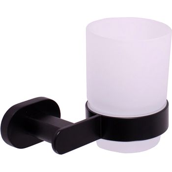 Стакан для зубных щеток Rav Slezak Yukon YUA0201CMAT Черный матовый — фото 1, Стаканы для зубных щеток