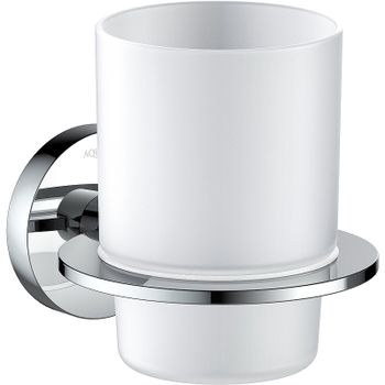 Стакан для зубных щеток Aquatek Оберон AQ4204CR Хром — фото 1, Стаканы для зубных щеток