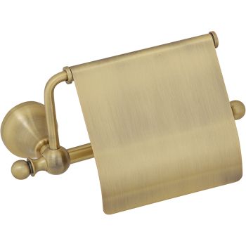 Держатель туалетной бумаги Veragio Gialetta VR.GIL-6481.BR с крышкой Бронза — фото 1, Держатели туалетной бумаги