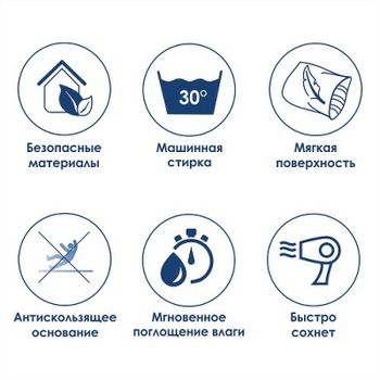 Коврик для ванной комнаты WasserKRAFT Vils 75х45 BM-1051 Красный — фото 6, Коврики для ванной комнаты