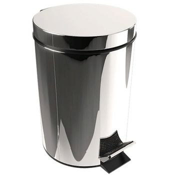 Ведро для мусора Fixsen FX-31024 Хром — фото 1, Мусорные ведра