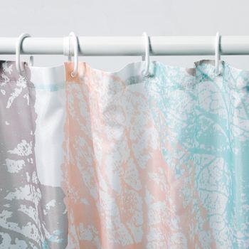 Штора для ванны WasserKRAFT Ammer 180х200 SC-70101 Цветные листья — фото 3, Шторы для ванной