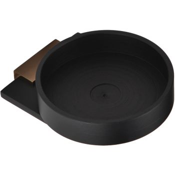 Мыльница Bemeta Galla 108108020 Черная матовая — фото 1, Мыльницы