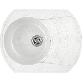 Кухонная мойка Domaci Бьелла DMC-65 GWS-65-331 Белая — фото 1, Кухонные мойки