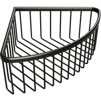 Товар: Полка корзина Bemeta Graphit 156208312 угловая Антрацит матовый - фото 1 Полка корзина Bemeta Graphit 156208312 угловая Антрацит матовый — фото 1, Полки для ванной и душа