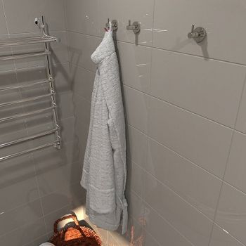 Товар: Крючок Altasan Камила КМ10Х Хром - фото 2 Крючок Altasan Камила КМ10Х Хром — фото 2, Крючки для полотенец