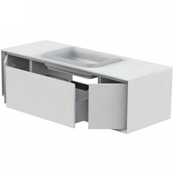 Тумба под раковину Astra Form Фрейм 140 03330015 подвесная Белая — фото 1, Тумбы под раковину