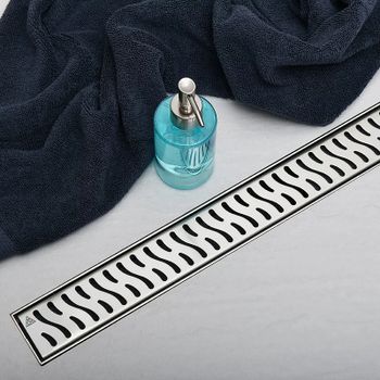 Душевой лоток Veconi Harmony N 850 V850HN с решеткой Хром глянцевый — фото 2, Душевые лотки