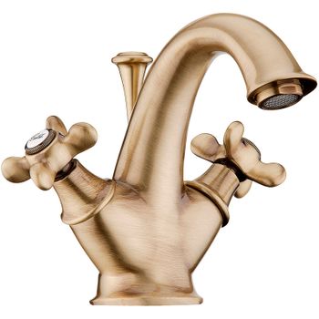 Смеситель для раковины Webert Ottocento OT700102065 Бронза — фото 1, Смесители для раковины