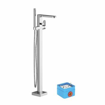 Смеситель для ванны Ravak Chrome X070101 Хром — фото 2, Смесители напольные