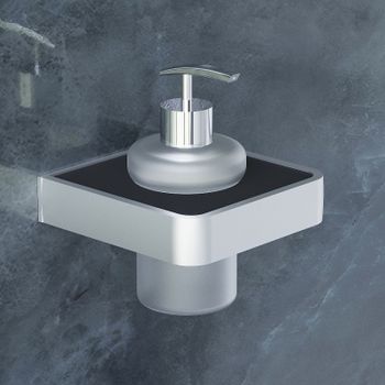 Дозатор для жидкого мыла Damixa Jupiter DA7736900 Черный Хром — фото 2, Дозаторы