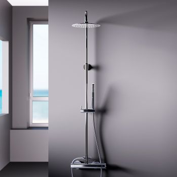 Душевая система Damixa Scandinavian Pure 936710000 Хром — фото 3, Душевые стойки