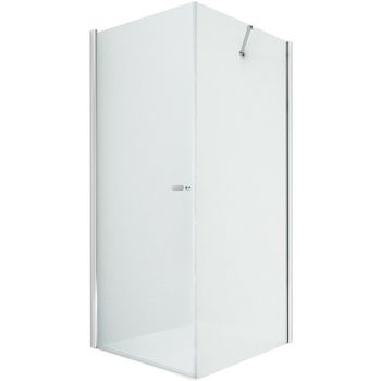 Душевой уголок New Trendy New Soleo Chrome 90x110 D-0141A/D-0150B профиль Хром стекло прозрачное — фото 1, Прямоугольные душевые уголки