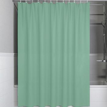 Штора для ванны Iddis Base 180х200 BS05P18i11 Зеленая — фото 1, Шторы для ванной