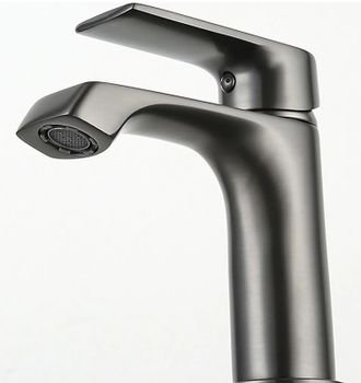 Смеситель для раковины Frap H71-9 F1071-9 Оружейная сталь — фото 3, Смесители для раковины