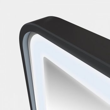 Зеркало Iddis Cloud CLO1000i98 100x70 Черное — фото 3, Зеркала в ванную комнату