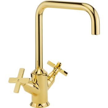 Смеситель для раковины Migliore Sirius 28165 Золото — фото 1, Смесители для раковины