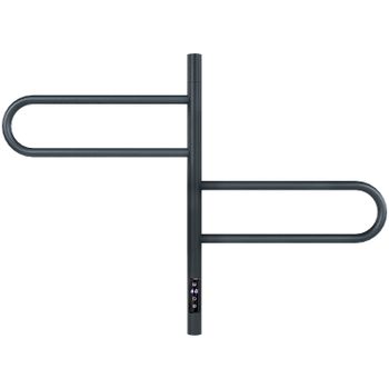 Электрический полотенцесушитель Vincea 44х60 VTD-1R1CGE Графит — фото 2, Электрические полотенцесушители