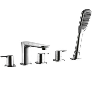 Смеситель на борт ванны Cezares Tesoro F-BVD5-01 Хром — фото 1, Смесители на борт ванны