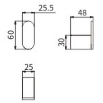 Крючок CeramaLux Florenzia 63101 Золото матовое — фото 2, Крючки для полотенец