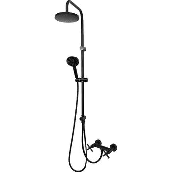 Душевая система Orange Mia M34-922b Черная — фото 1, Душевые стойки