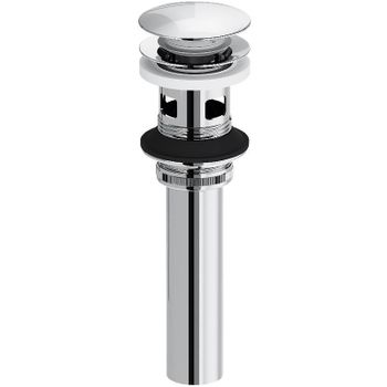 Донный клапан Damixa Option 210610000 click-clack Хром — фото 1, Донные клапаны