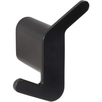 Двойной крючок Bemeta Organic Black 167106200 Черный матовый — фото 1, Крючки для полотенец