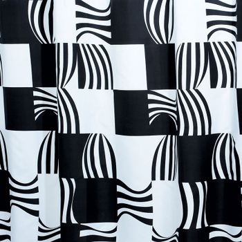 Штора для ванны Ridder Swing 200х180 Черная — фото 1, Шторы для ванной