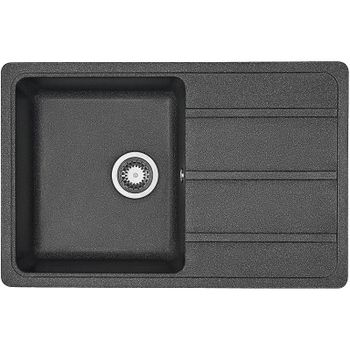 Товар: Кухонная мойка Aquaton Аманда 78 1A712832AD210 Графит - фото 1 Кухонная мойка Aquaton Аманда 78 1A712832AD210 Графит — фото 1, Кухонные мойки