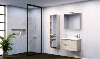 Тумба под раковину Roca Etna 80 857301445 подвесная Дуб верона — фото 3, Тумбы под раковину