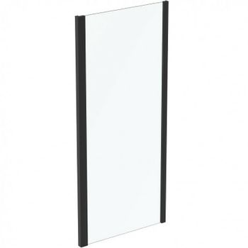 Душевая стенка Ideal Standard Connect 2 90 K9374V3 профиль Черный стекло прозрачное — фото 1, Боковые стенки